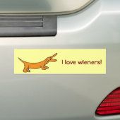 Ik hou van weddenschappen! Bumpersticker (Op auto)