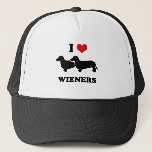 Ik hou van weddenschappen trucker pet (Voorkant)