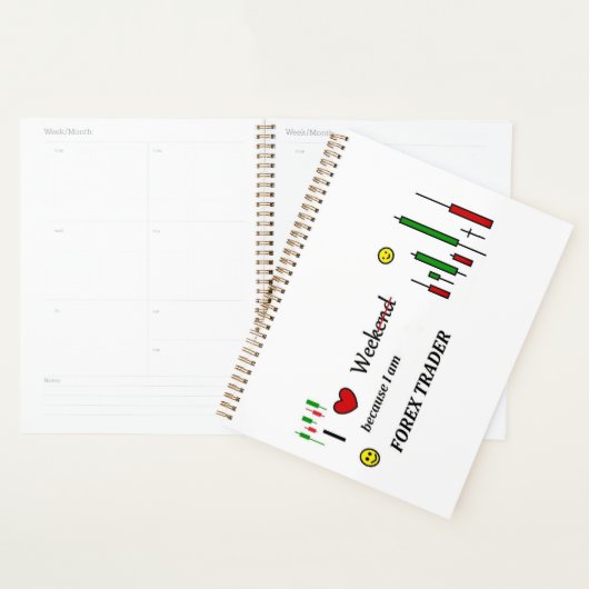 Ik hou van week Forex Trader Planner (Display)