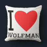 Ik hou van weerwolfman kussen<br><div class="desc">Ik hou van weerwolfman ,  voor dierenvrienden</div>