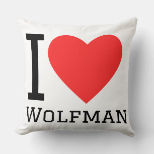 Ik hou van weerwolfman kussen
