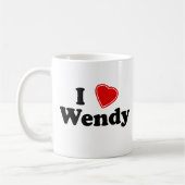 Ik hou van Wendy Koffiemok (Links)