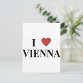 Ik hou van Wenen Briefkaart (Staand voorkant)