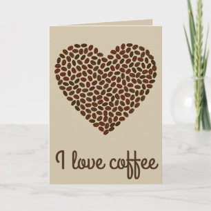 Ik hou van wenskaart kaart