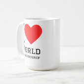 Ik hou van wereldkampioenschap koffiemok (Voorkant links)
