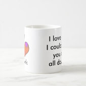 Ik hou van werk koffiemok (Center)