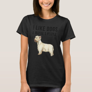 Ik hou van West Highland White Terrier honden en m T-shirt