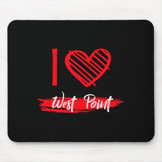 Ik hou van West Int I Heart West Int Muismat (Voorkant)