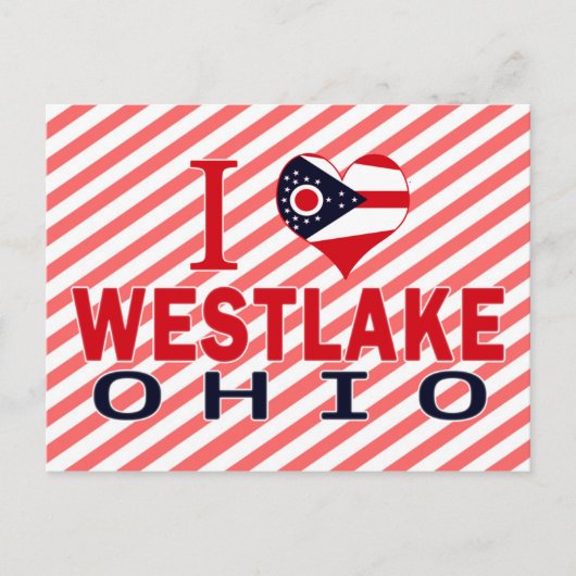 Ik hou van Westlake, Ohio Briefkaart (Voorkant)