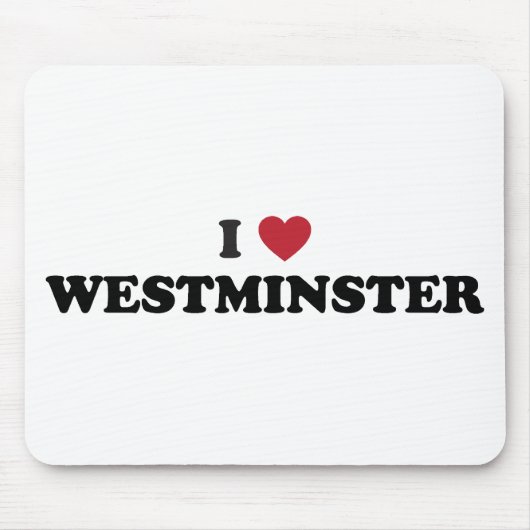 Ik hou van Westminster Colorado Muismat (Voorkant)