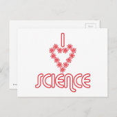 Ik hou van wetenschap briefkaart (Voorkant / Achterkant)