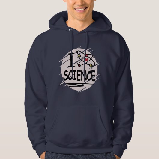 Ik hou van Wetenschap Hoodie (Voorkant)