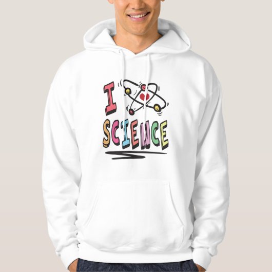 Ik hou van Wetenschap Hoodie (Voorkant)