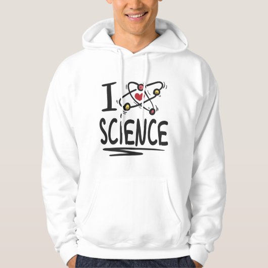 Ik hou van Wetenschap Hoodie (Voorkant)