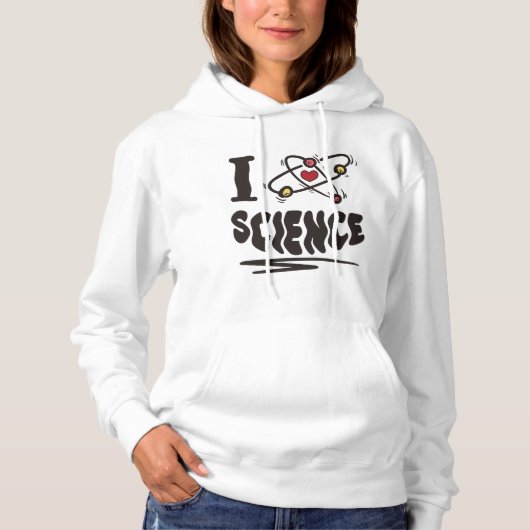 Ik hou van Wetenschap Hoodie (Voorkant)