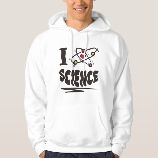 Ik hou van Wetenschap Hoodie (Voorkant)