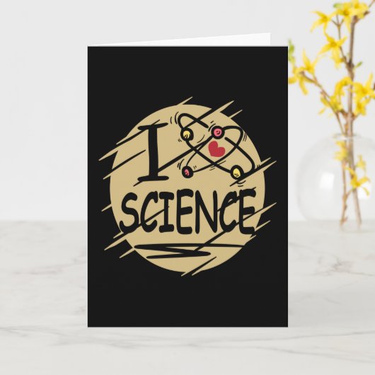 Ik hou van Wetenschap Kaart (Gele Bloem)
