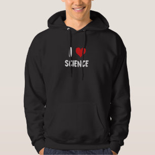 Ik hou van wetenschap - Scientist Lab Chemie Biolo Hoodie