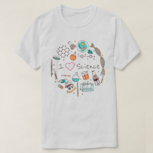 Ik hou van Wetenschap T-shirt