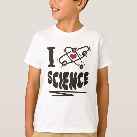 Ik hou van Wetenschap T-shirt (Voorkant)