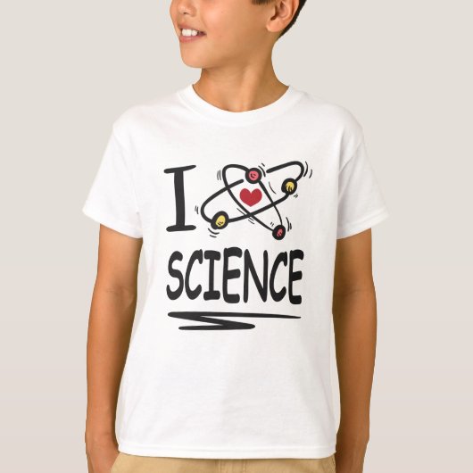 Ik hou van Wetenschap T-shirt (Voorkant)