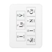 Ik hou van wetenschapsmagneet magneet (Verticaal)