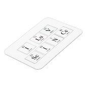 Ik hou van wetenschapsmagneet magneet (Linkerzijde)