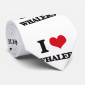 Ik hou van Whalers Stropdas (Opgerold)