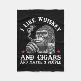 Ik hou van whisky en sigaren en misschien wel van  fleece deken