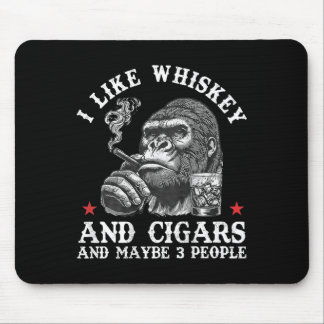 Ik hou van whisky en sigaren en misschien wel van  muismat