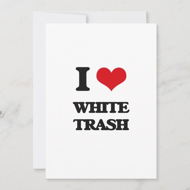 Ik hou van White Trash (Voorkant)