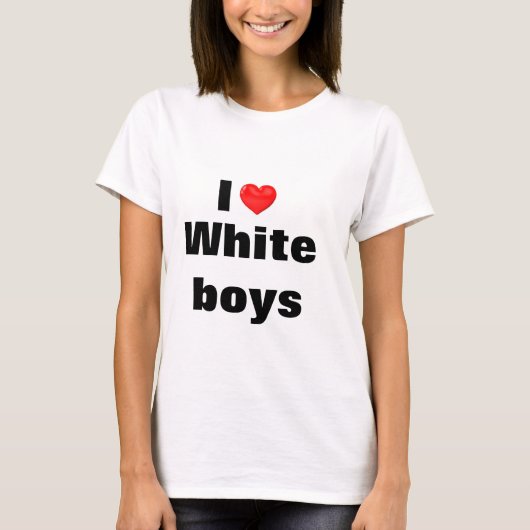 Ik hou van Whiteboys T-shirt (Voorkant)