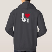 Ik hou van WI Hoodie (Achterkant)