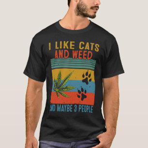 Ik Hou Van Wiet Mijn Kat Misschien 3 Mensen T-shirt