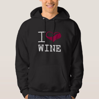 Ik hou van wijn grappige drinker T-shirt alcoholis
