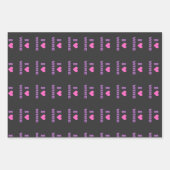 Ik hou van wijn, ik hou van wijn inpakpapier vel (Voorkant)