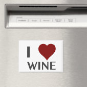 Ik hou van wijn. magneet (Insitu (Vaatwasser))