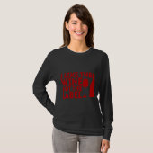 Ik hou van wijn, niet van het label t-shirt (Voorkant volledig)
