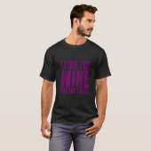 Ik hou van wijn, niet van het label t-shirt (Voorkant volledig)