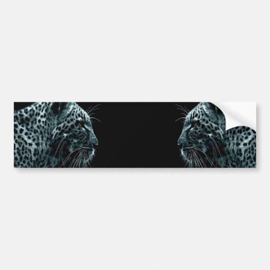 Ik hou van wilde dieren bumpersticker (Voorkant)