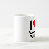 Ik hou van wilgen huilen koffiemok (Center)