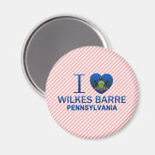 Ik hou van Wilkes Barre, PA Magneet (Voorkant / Achterkant)