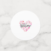 Ik hou van Willow Confetti (Kleine voorkant)