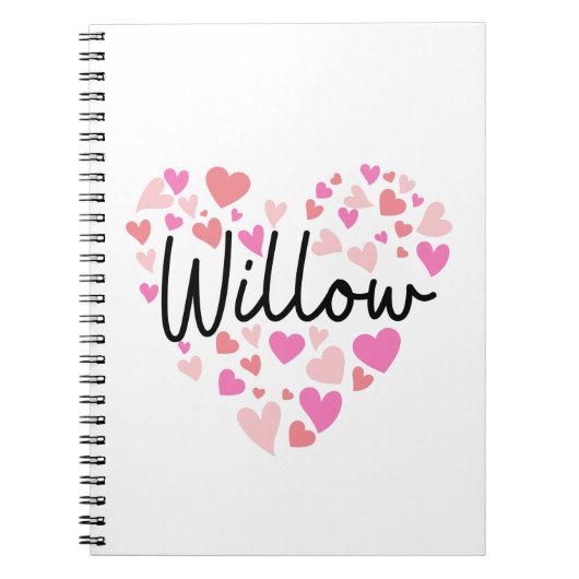 Ik hou van Willow Notitieboek (Voorkant)