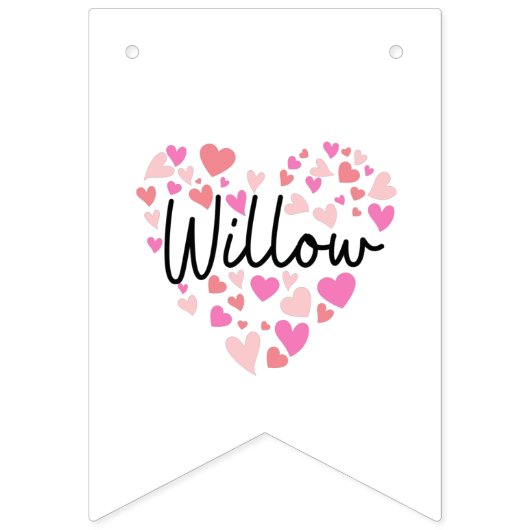 Ik hou van Willow Vlaggetjes (Eerste vlag)