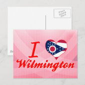 Ik hou van Wilmington, Ohio Briefkaart (Voorkant / Achterkant)