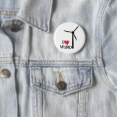 ik hou van windenergie ronde button 5,7 cm (In situ)