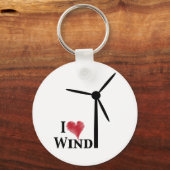 ik hou van windenergie sleutelhanger (Voorkant)
