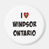 Ik hou van Windsor, Ontario Magneet (Voorkant)