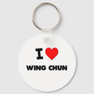 Ik hou van Wing Chun Sleutelhanger